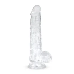 Gode en Gelée avec Testicules - 13,5 cm