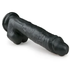 Godemichet noir réaliste - 26,5 cm