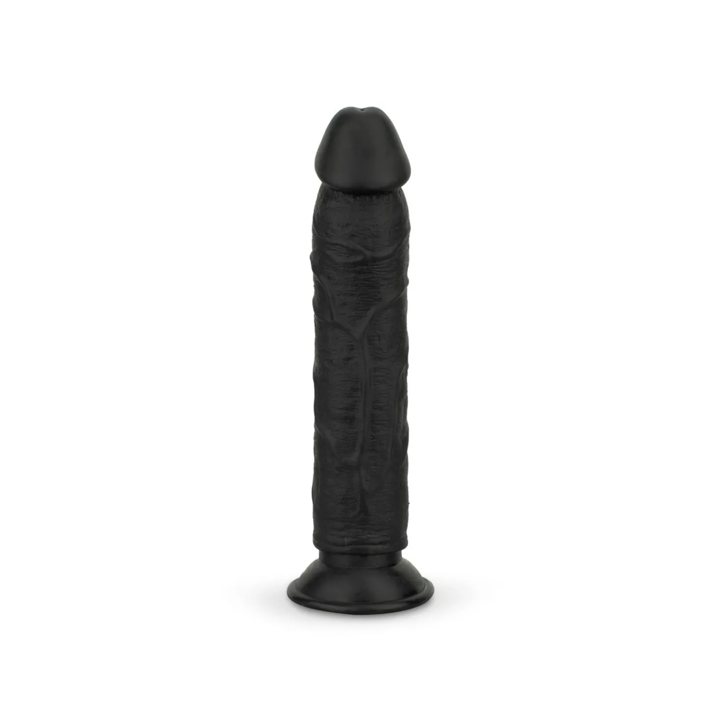 Godemiché sans testicules 17,5 cm - noir