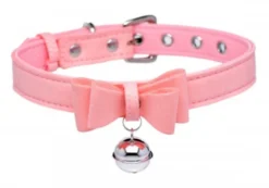 Golden Kitty Collier avec grelot félin - Rose