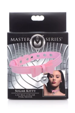 Golden Kitty Collier avec grelot félin - Rose