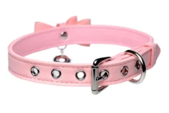 Golden Kitty Collier avec grelot félin - Rose