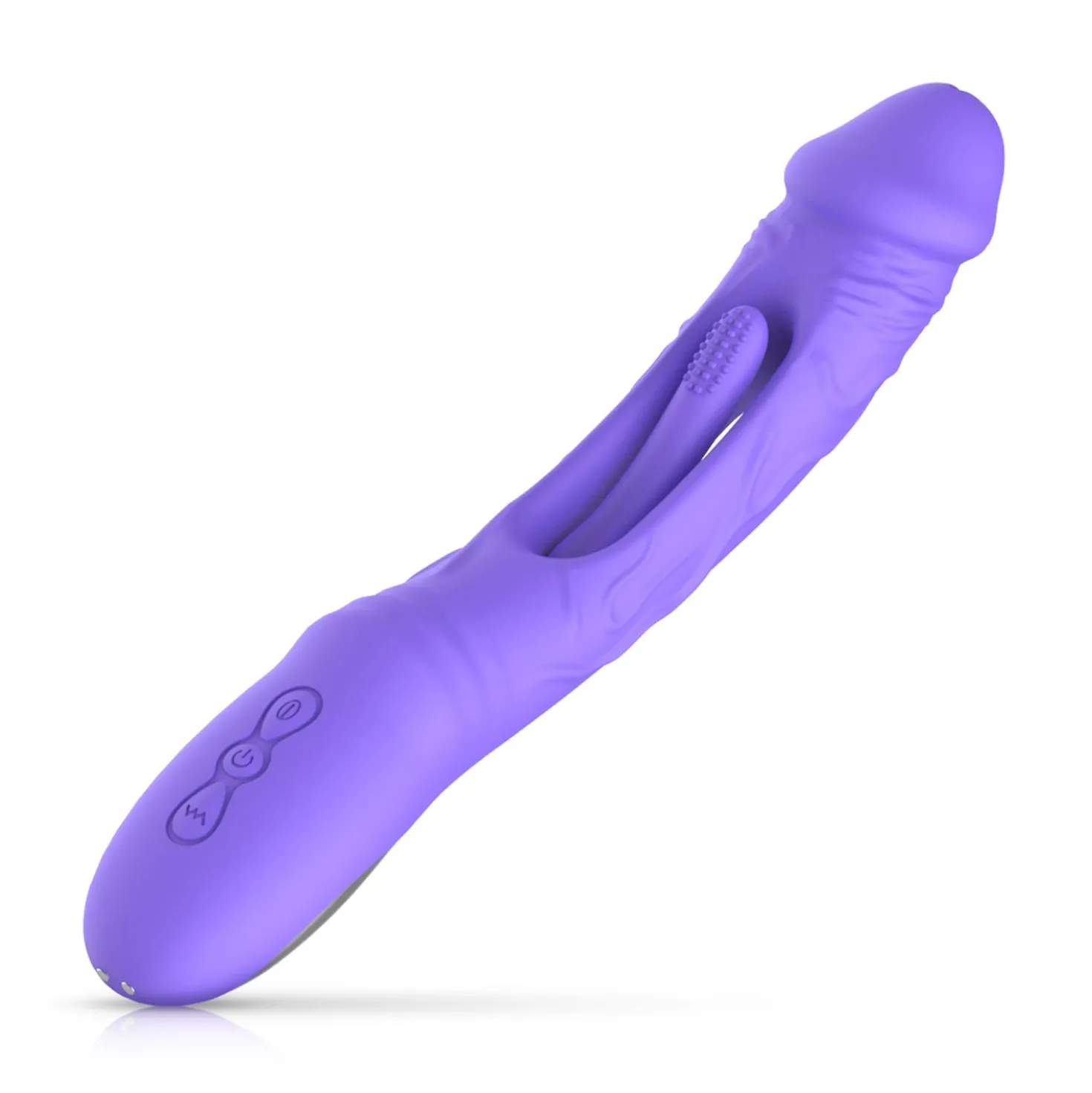 Good Vibes Only - Flax Godemiché vibrant avec stimulateur du point G