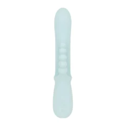 Good Vibes Only - Triple Stimulation Vibe - Soft Silicone - Bleu