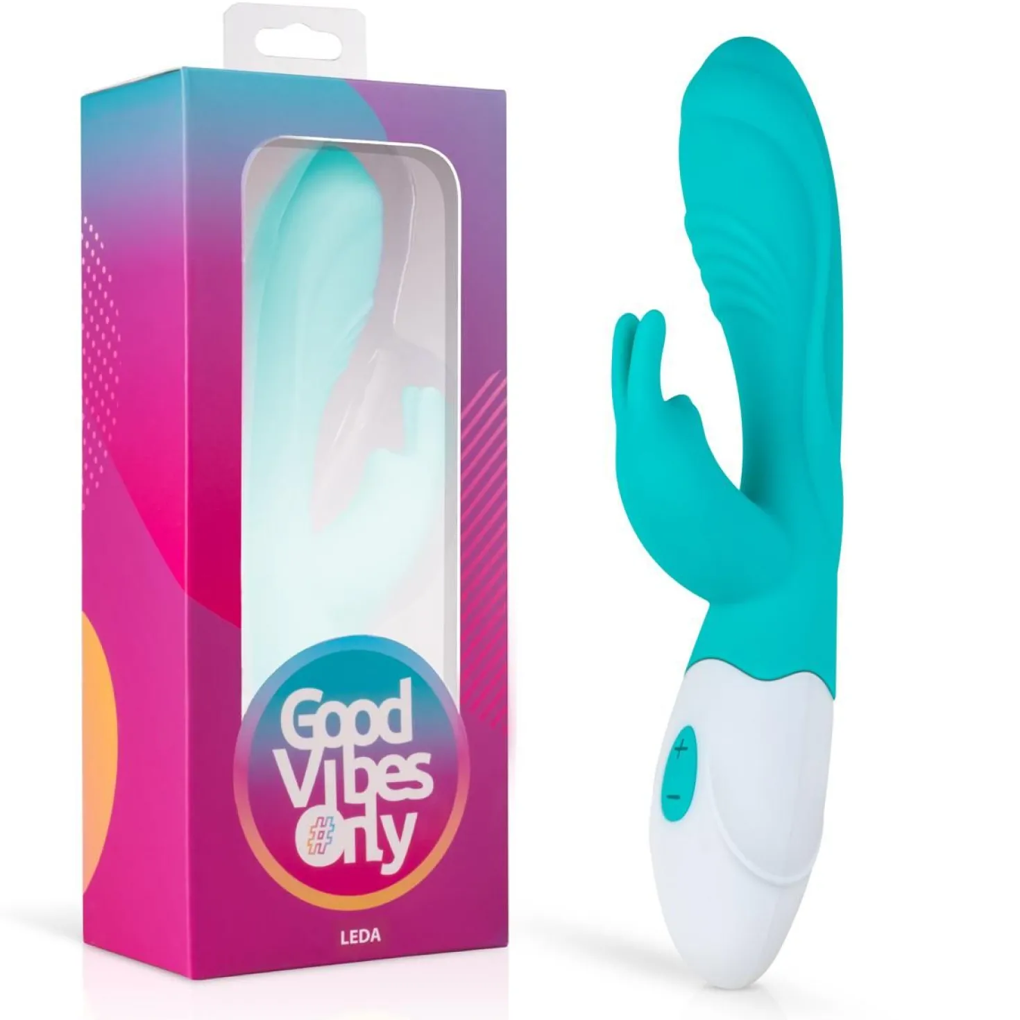 Good Vibes Only - Vibro rabbit "Leda" - Turquoise