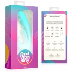 Good Vibes Only - Vibro rabbit va-et-vient "Lisa" - Turquoise