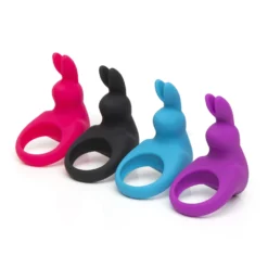Happy Rabbit – Anneau Pénien Lapin – Rechargeable Vibrant – Bleu