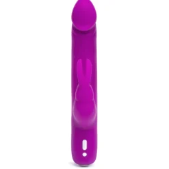 Happy Rabbit – Vibromasseur Rabbit Réaliste Slimline – Violet