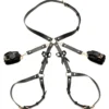 Harnais de bondage avec nœuds XL/2XL - Noir