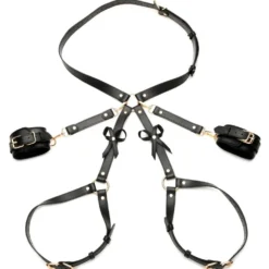 Harnais de bondage avec nœuds XL/2XL - Noir