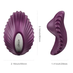 HoneyPlayBox - PEARL App-Controlled Magnetic Panty Vibrator Purple