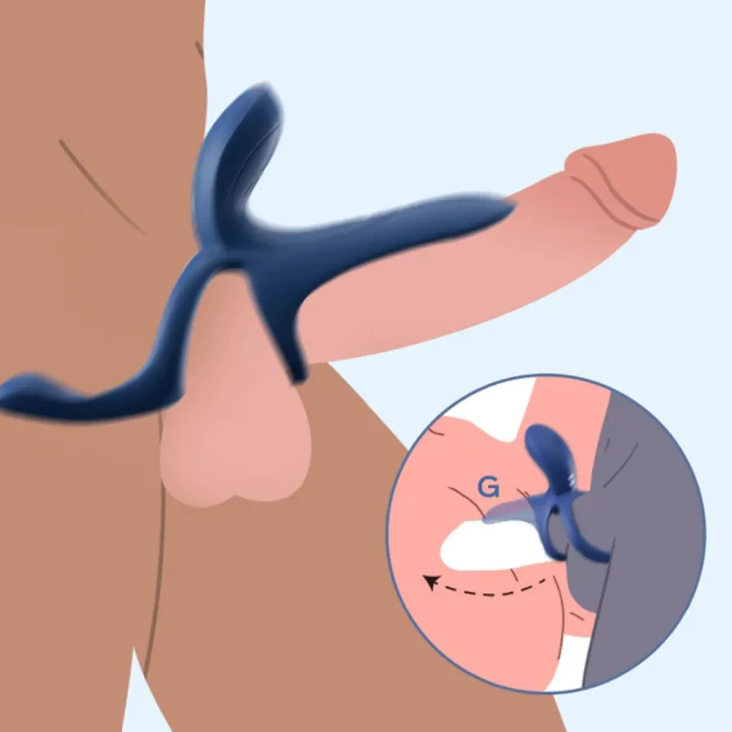 HoneyPlayBox - Pleasure Pivot Vibrateur Contrôlé par App pour Couples Noir