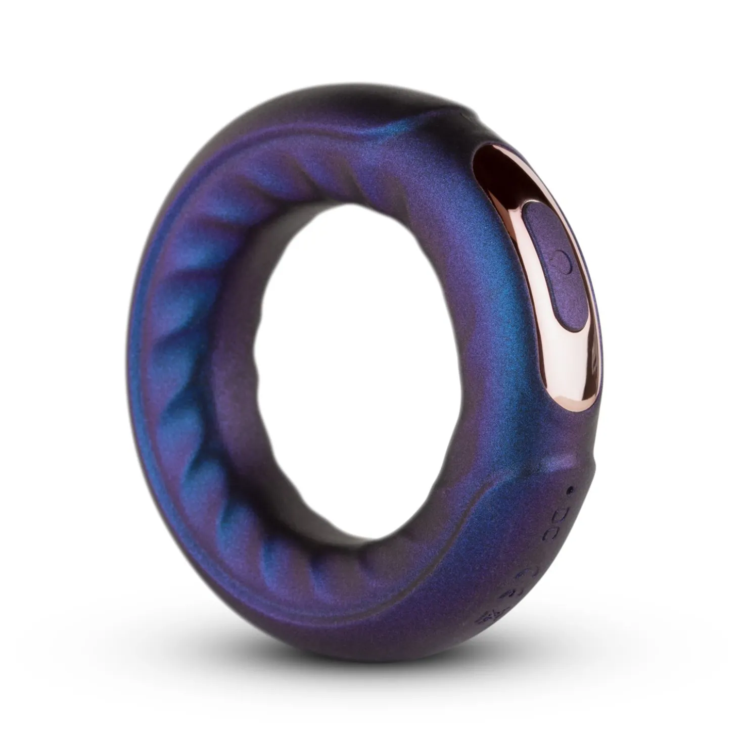 Hueman - Anneau vibrant pour pénis et testicules - Bleu