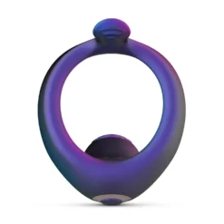 Hueman - Cockring vibrant avec bras de stimulation 