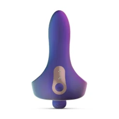 Hueman - Cockring vibrant avec bras de stimulation 