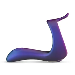Hueman - Cockring vibrant avec bras de stimulation 