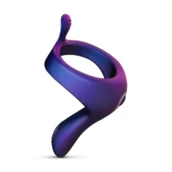 Hueman - Cockring vibrant avec bras de stimulation 
