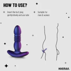 Hueman - Plug Anal à Poussée