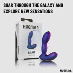 Hueman - Plug anal vibrant - Bleu