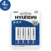 Hyundai - Piles Super AA alcalines - 4 pcs
