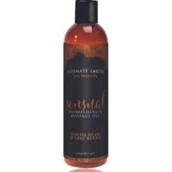 Intimate Earth - Sensual Huile de massage à la fève de cacao et à la baie de goji
