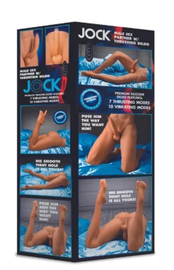 JOCK - Poupée Sexuelle Masculine Avec Godemichet Poussant
