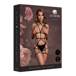 Le Desir - Harnais Corporel Ouvert à Bretelles Taille Unique - Noir