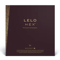 LELO HEX Respect XL - 36 Préservatifs