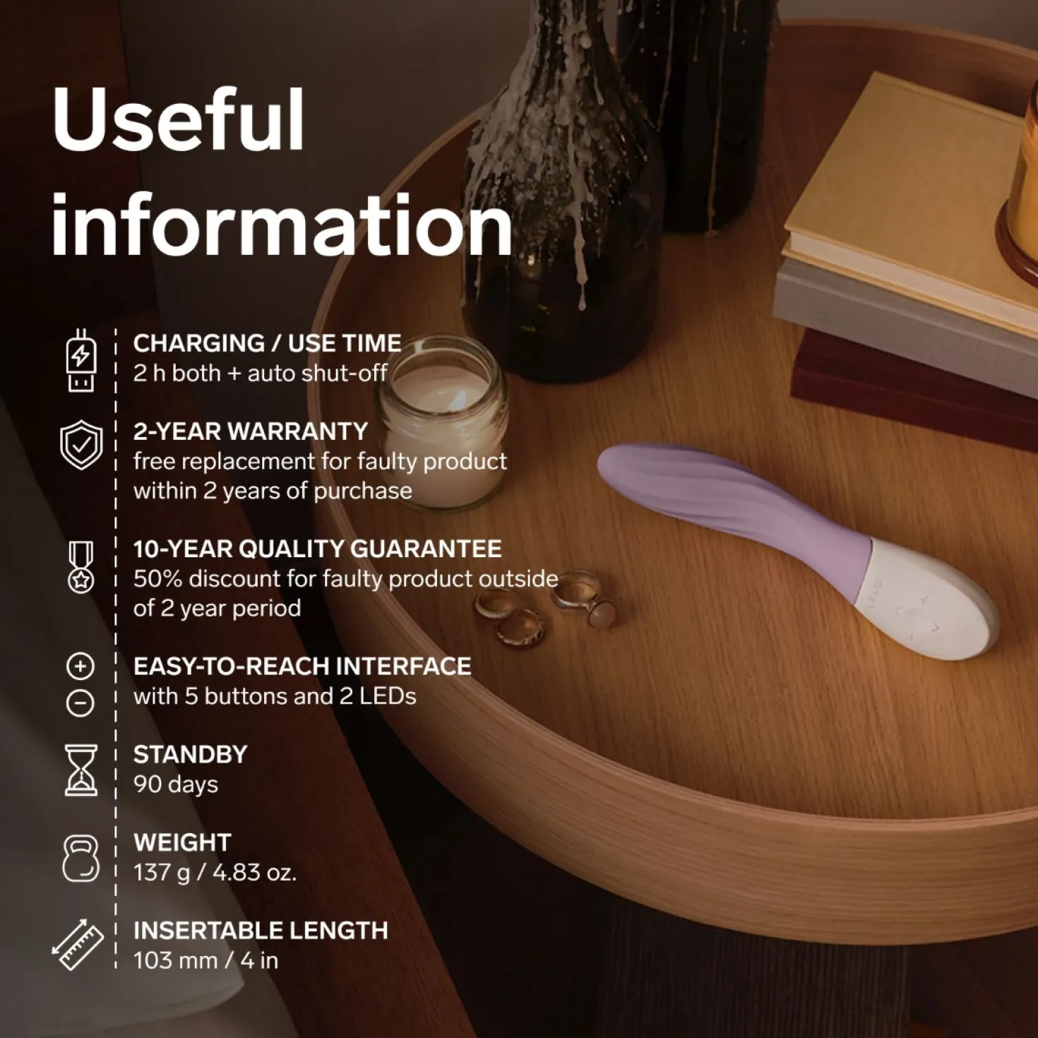 LELO - MONA Twist Vibromasseur Point G - Soft Pink