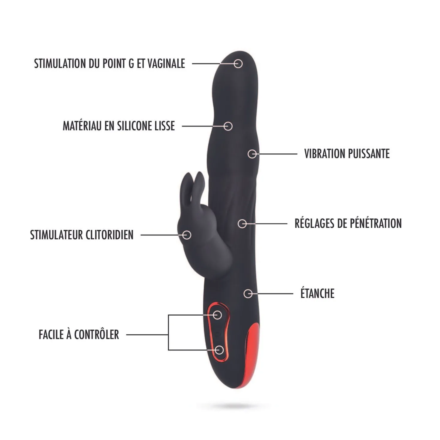 Lieberté - Vibromasseur Rabbit - "Marie"