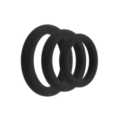 Lot de 3 anneaux péniens en silicone