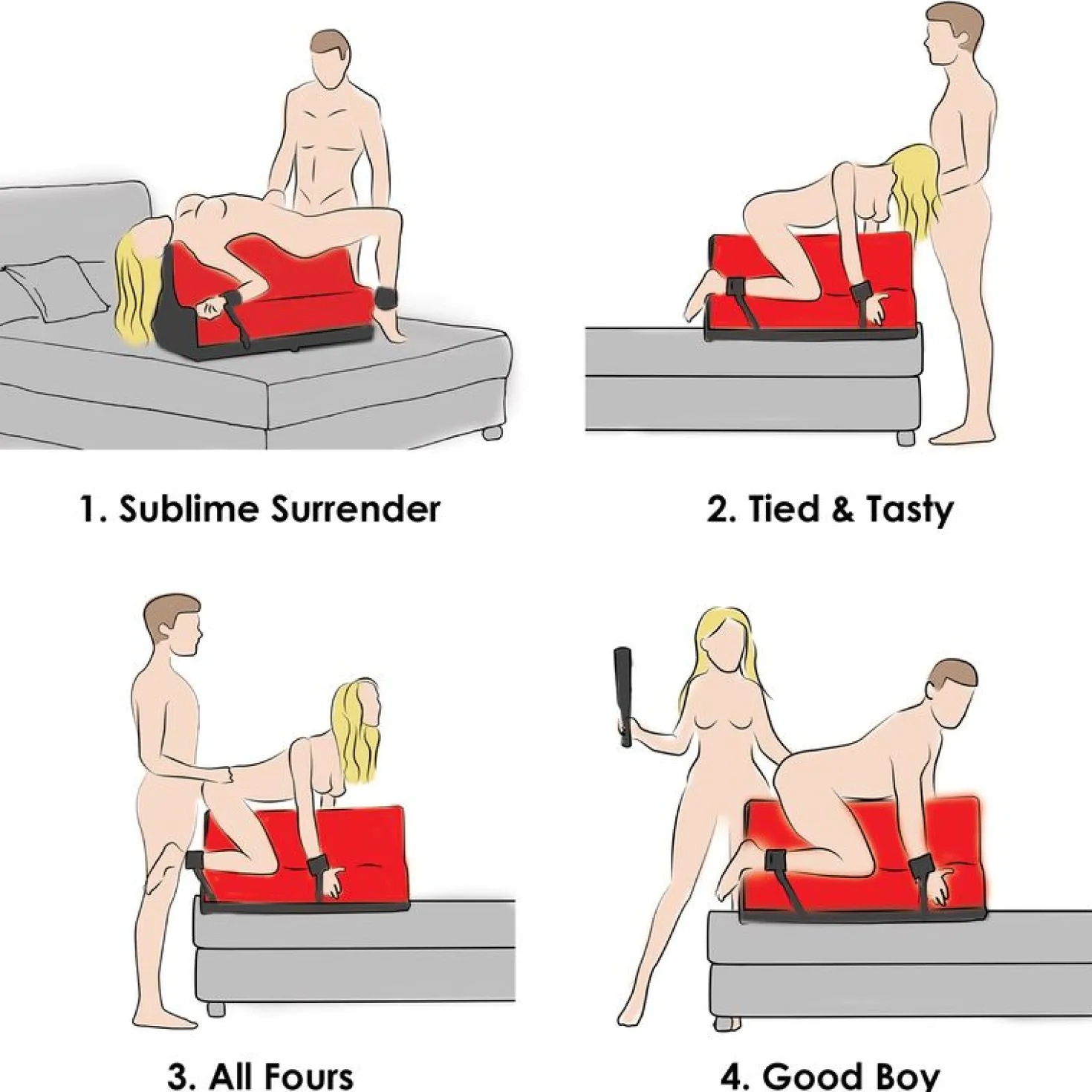 Love Bench - Rouge