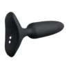 Lovense - Hush 2 Plug Anal Vibrant Avec Application - Noir