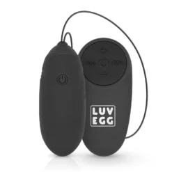 LUV EGG - Œuf Vibrant avec télécommande - Noir