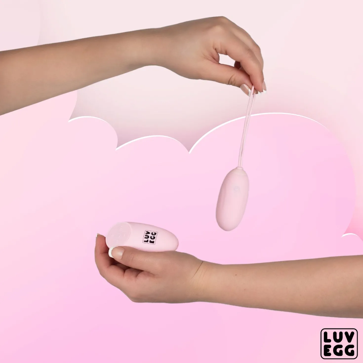LUV EGG - Œuf Vibrant avec télécommande - Rose