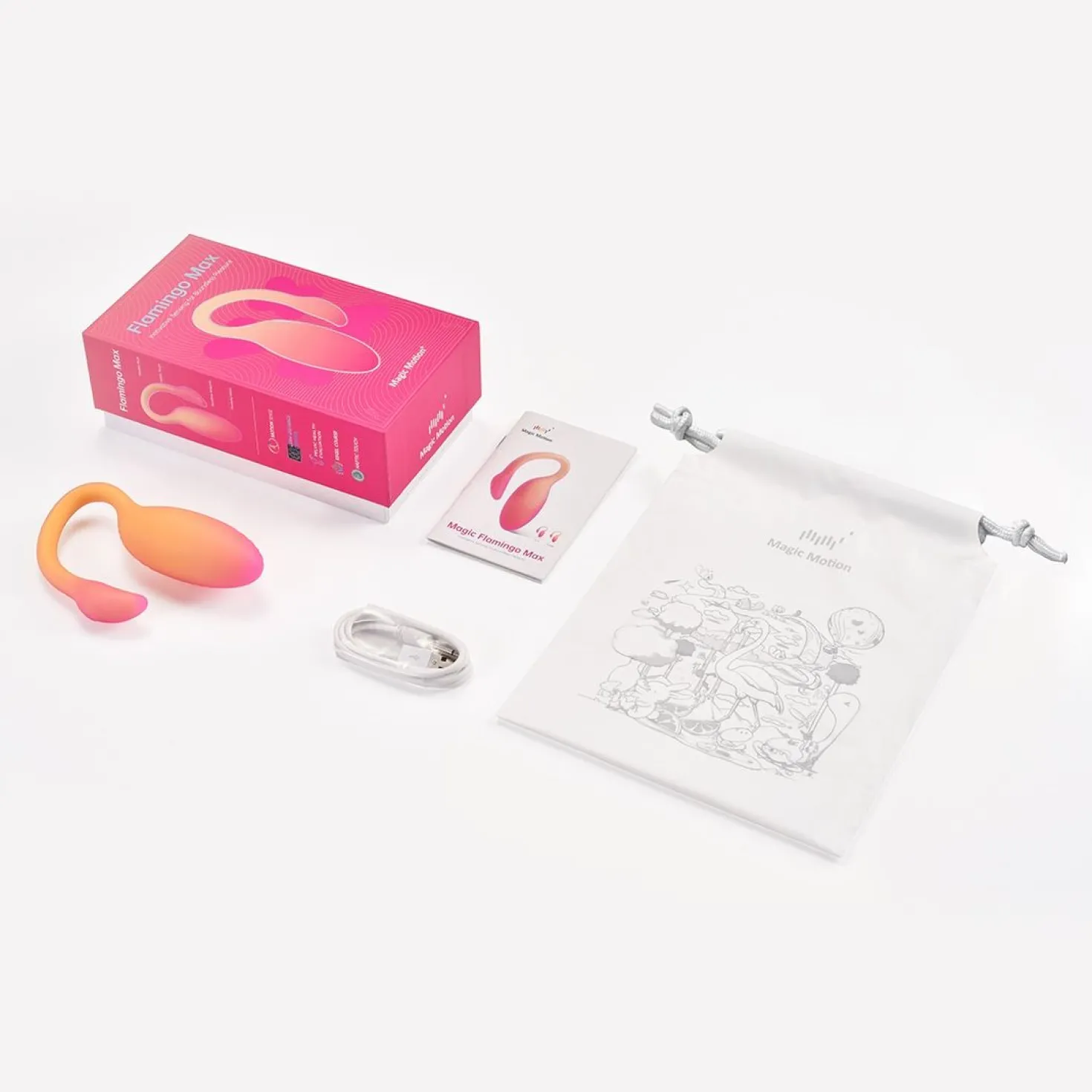 Magic Motion - Flamingo Max Œuf Vibrant & Entraîneur Kegel en Un - Orange