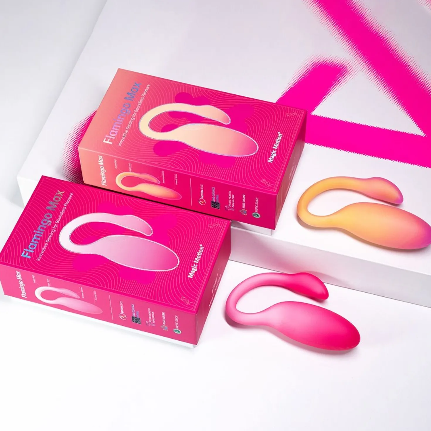 Magic Motion - Flamingo Max Œuf Vibrant & Entraîneur Kegel en Un - Orange
