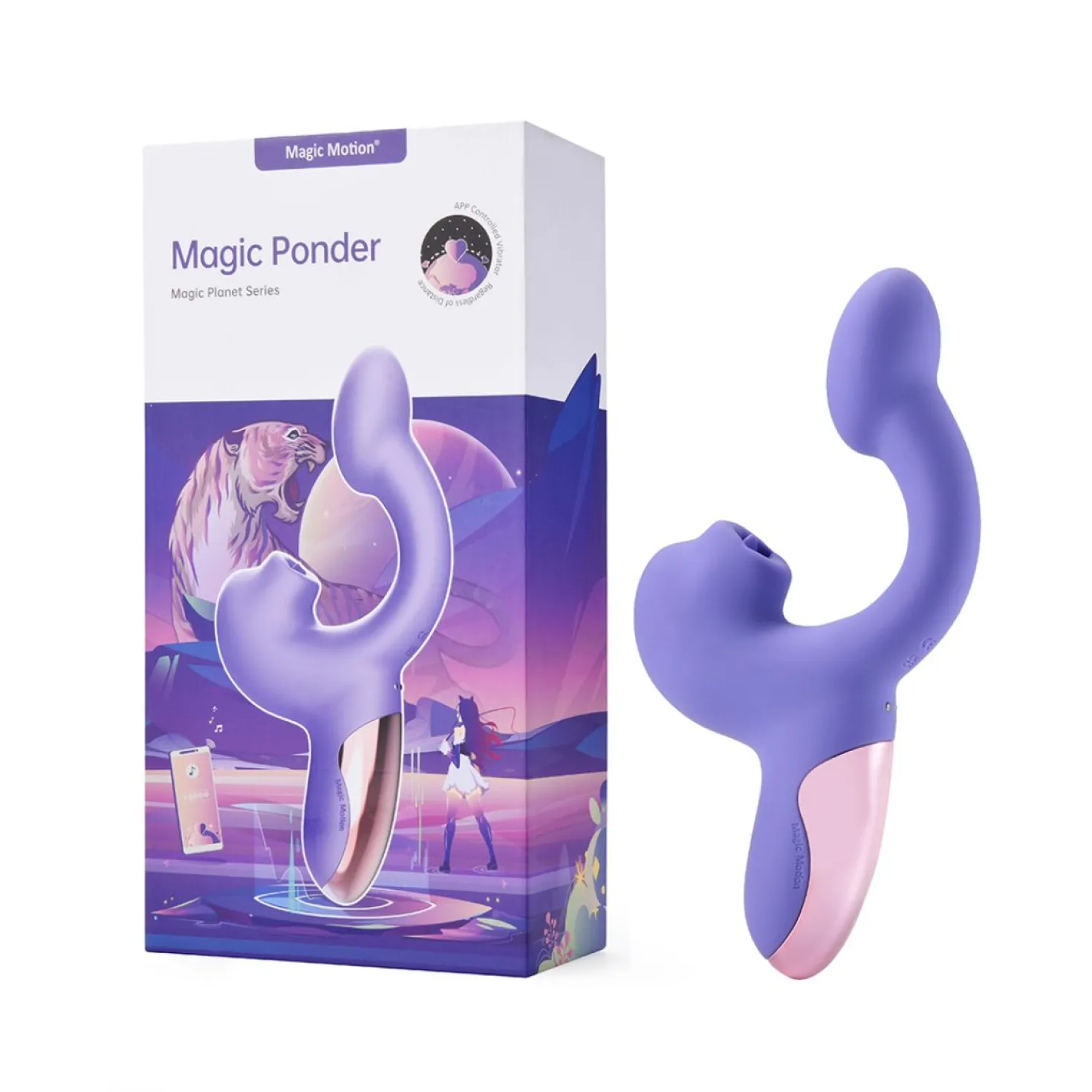 Magic Motion – Magic Ponder Vibromasseur Léchage & Point G – Violet
