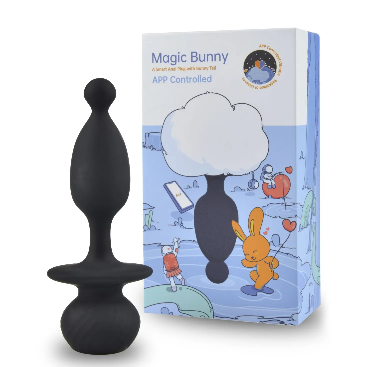 Magic Motion - Plug anal vibrant en forme de queue de lapin connecté