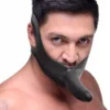 Master Series - Face Strap-On Bâillon avec Dildo - Noir