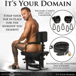 Master Series - Pleasure Throne Oral Sex Chair