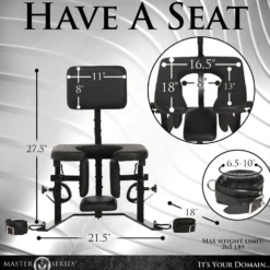 Master Series - Pleasure Throne Oral Sex Chair