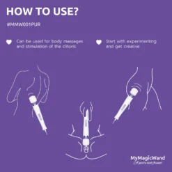 MyMagicWand - Masseur vibrant et stimulateur clitoridien - Violet