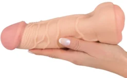 Nature Skin - Extension pour Pénis et Masturbateur 2-en-1 - 21 cm