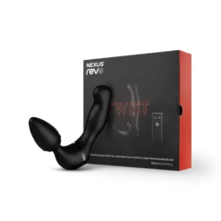 Nexus - Double vibromasseur anal et prostatique Revo Twist - Noir