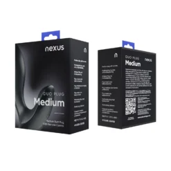 Nexus - Duo Plug Anale Débutant avec Télécommande Moyenne - Noir