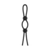 Nexus Forge - Anneau de Pénis Double Réglable - Noir