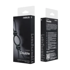 Nexus Forge - Anneau de Pénis Double Réglable - Noir