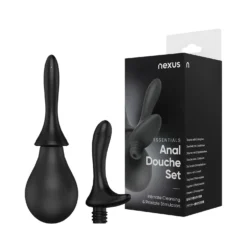 Nexus - Kit de poire à lavement avec deux embouts en silicone