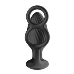 Nexus - Tornado Plug Anal Rotatif avec Anneaux pour Pénis & Testicules